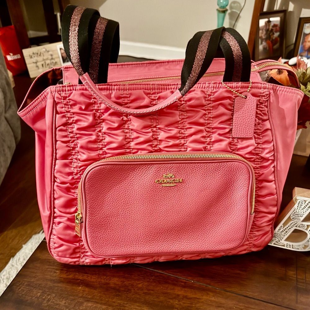 Coach Pink Tote Bag